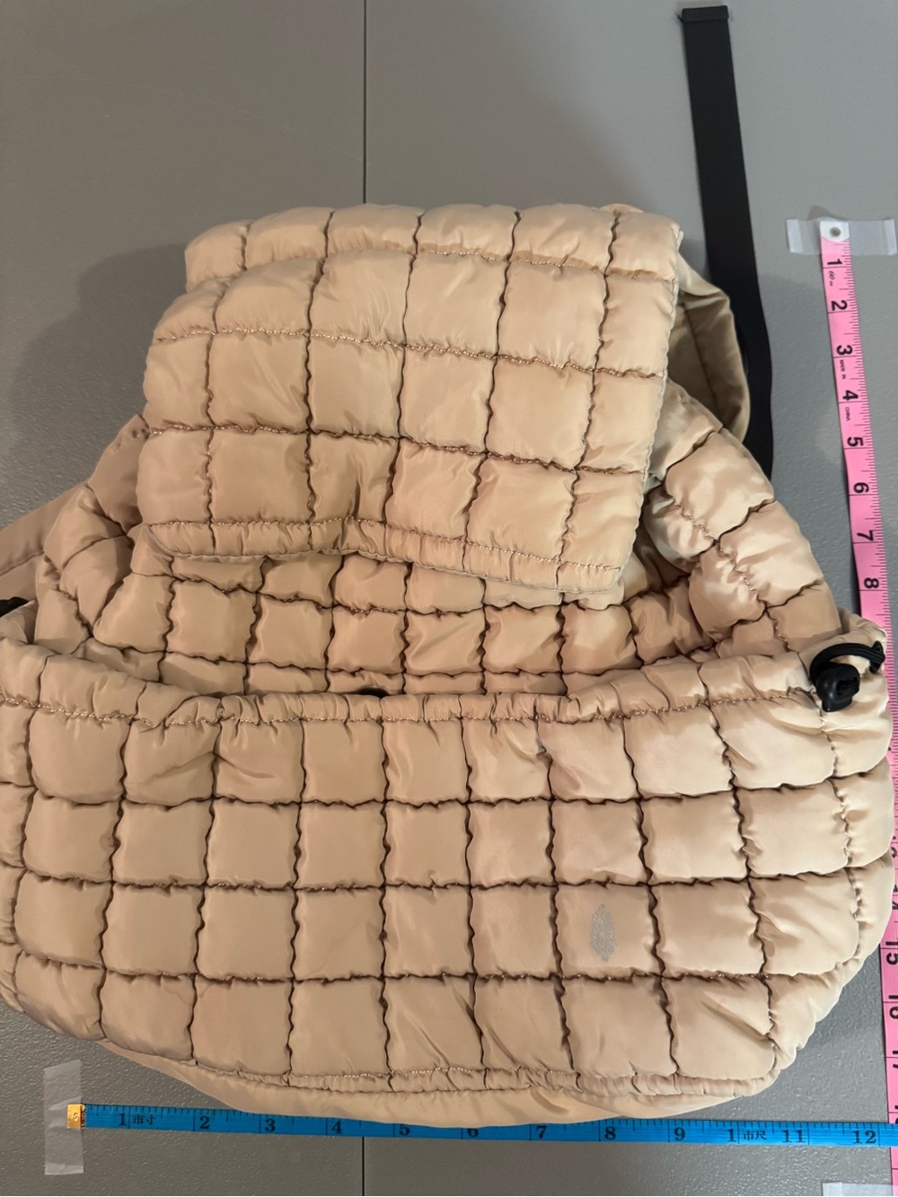 FP Movement by Free People Puffer Backpack in Light Beige